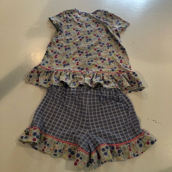 MATILDA JANE 435 Floral & Ruffle Top & Shorts 10 - Picture 3 of 16